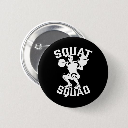 Squad Workout Partner Trainer Bodybuil Button (Vorne & Hinten)