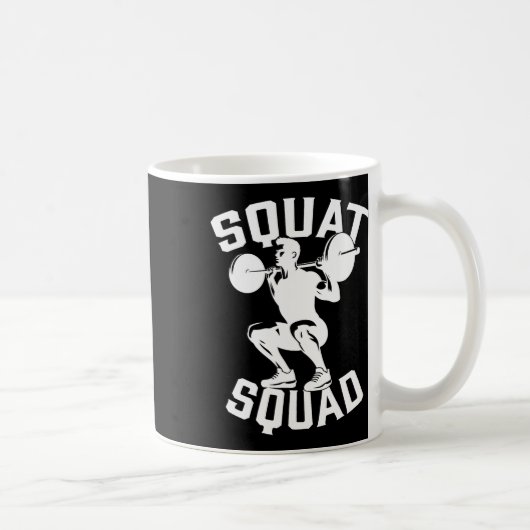 Squad Workout Partner Trainer Bodybuil Kaffeetasse (Rechts)