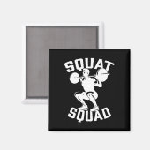 Squad Workout Partner Trainer Bodybuil Magnet (Vorderseite/Rückseite)