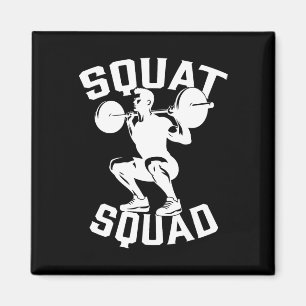 Squad Workout Partner Trainer Bodybuil Magnet