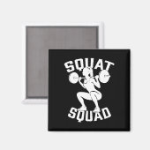Squad Workout Partner Trainer Bodybuil Magnet (Vorderseite/Rückseite)