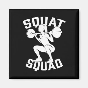 Squad Workout Partner Trainer Bodybuil Magnet