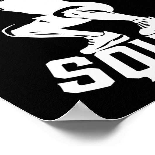 Squad Workout Partner Trainer Bodybuil Poster (Ecke)