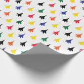 Squadron Farben F-15E Kampfflugzeug Muster Geschenkpapier (Ecke)