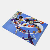 Squadron Insigna Fußmatte (Schrägansicht)