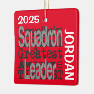 Squadron Leader Extraordinaire CUSTOM Keramikornament