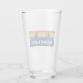 Squam Lake New Hampshire Canoe Glas (Rückseite)