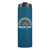 Squam Lake New Hampshire Rainbow Thermosbecher (Vorderseite)
