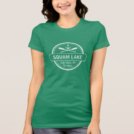 Squam Lake NH personalisierte Stadt, Name und Anke T-Shirt