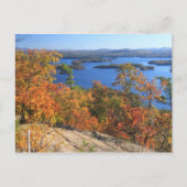 Squam Lake Rattlesnake Cliffs - Herbst Postkarte (Vorderseite)