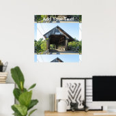 Squam River Covered Bridge Poster (Heimbüro)