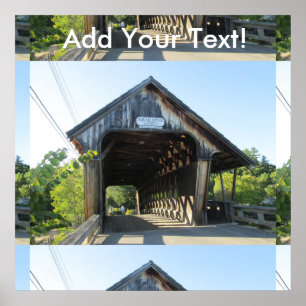 Squam River Covered Bridge Poster
