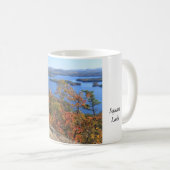 Squam See-Klapperschlangen-Klippen im Herbst Kaffeetasse (VorderseiteRechts)