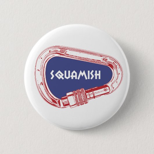 Squamish Climbing Carabiner Button (Vorderseite)