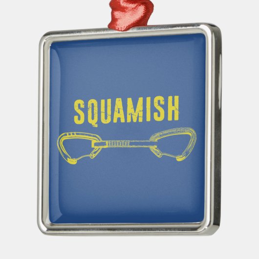 Squamish Climbing Quickziehung Ornament Aus Metall (Links)