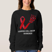 Squamous Cell Carcinoma Awareness Squamous Cell Ca Sweatshirt (Vorderseite)