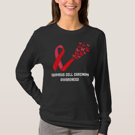 Squamous Cell Carcinoma Awareness Squamous Cell Ca T-Shirt (Vorderseite)