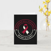 Squamous Cell Carcinoma Ribbon Awareness Family Karte (Gelbe Blume)