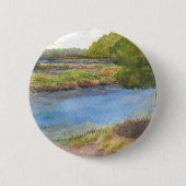 Squamscott River bei Newfields 31 juli 2015 Button (Vorderseite)