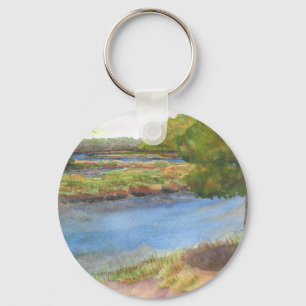 Squamscott River bei Newfields 31 juli 2015 Schlüsselanhänger