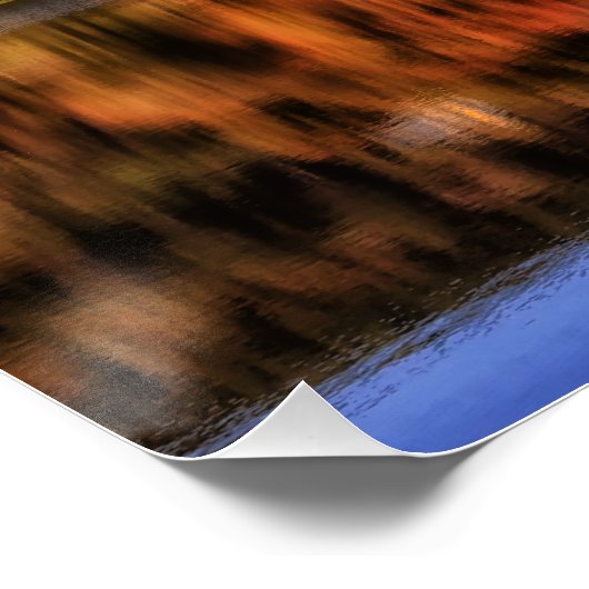 Squantz-Teich, Connecticut Poster (Ecke)