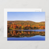 Squantz-Teich, Connecticut Postkarte (Vorne/Hinten)