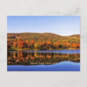 Squantz-Teich, Connecticut Postkarte (Vorderseite)