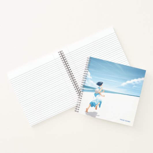 Squar Notebook Whimsical japanische Art Notizblock (Innenseite)