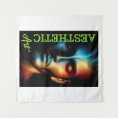 Square (57" x 57") Tapestry Wandteppich (Vorderseite (Horizontal))