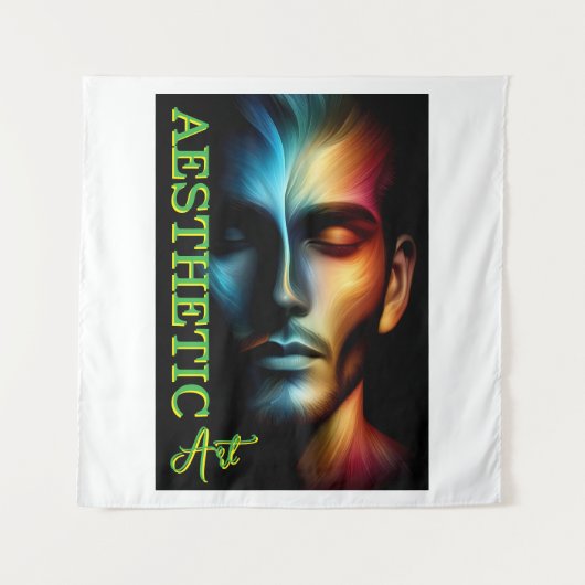 Square (57" x 57") Tapestry Wandteppich (Vorderseite)