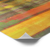 Square Abstrakt Art Poster Print (Ecke)