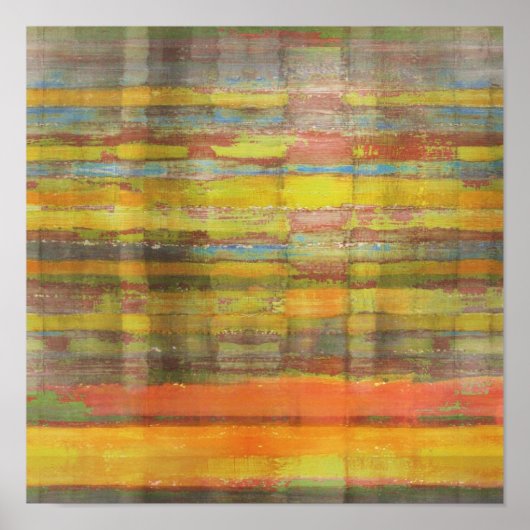 Square Abstrakt Art Poster Print (Vorne)