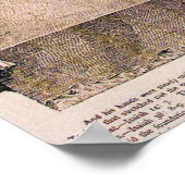 "Square and Stationary" Flachbildkarte Poster (Ecke)