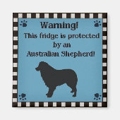 Square Aussie Magnet Blue (Vorne)