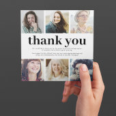 Square Beileid 6 Foto Beerdigung Dankeskarte