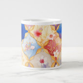 Square Blume 005 Jumbo-Tasse (Vorderseite)