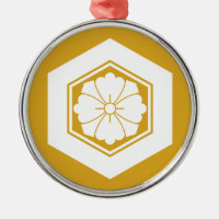 Square Blume mit Schwertern in Tortoiseshell