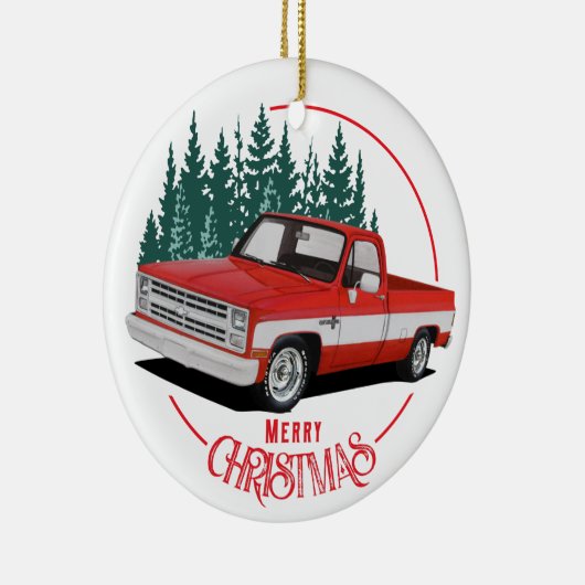 Square Body Holidays Keramik Ornament (Rechts)