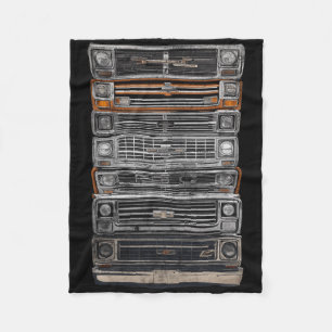 Square Body Truck Eine amerikanische Legende Clic Fleecedecke