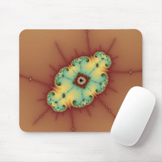 Square Brain - Fraktal Mousepad (Mit Mouse)