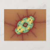 Square Brain - Fraktal Postcard Postkarte (Vorderseite)