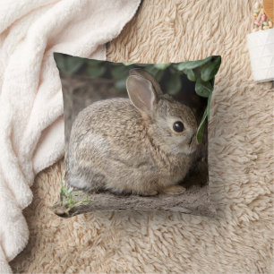 Square Bunny Pillow Kissen
