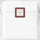 Square Business Stickers Bethany's Kitchen Tartan (Tasche)