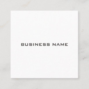 Square BusinessCards Moderne Elegante Beruflich Quadratische Visitenkarte