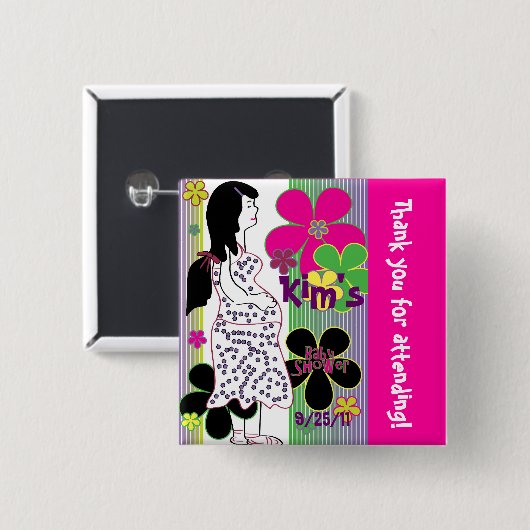 Square Button (Vorne & Hinten)