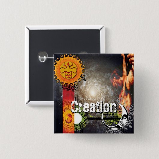 Square Button (Vorne & Hinten)