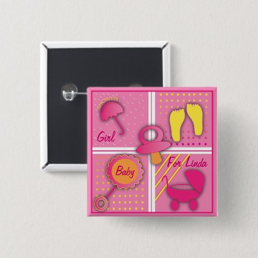 Square Button (Vorne & Hinten)