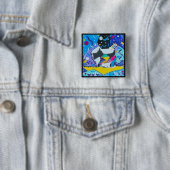 Square Button mit Schnauzer (Beispiel)