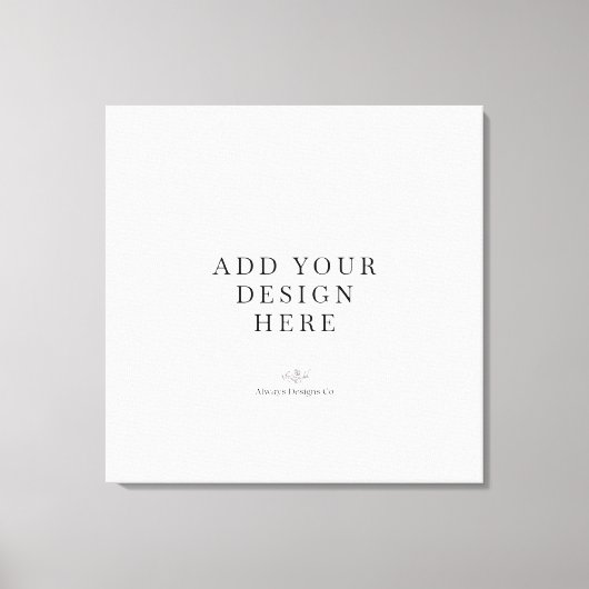 Square Canvas Printing Leinwanddruck (Vorderseite)