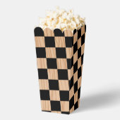 Square Checkers Design Popcorn Geschenkschachtel (Geplatzt)